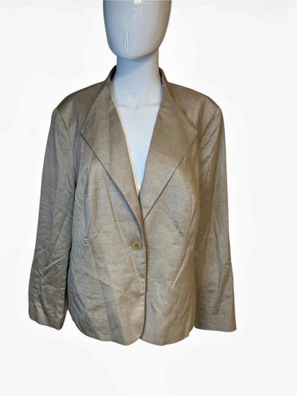 Talbots Blazer in Brown Size 14W Like New